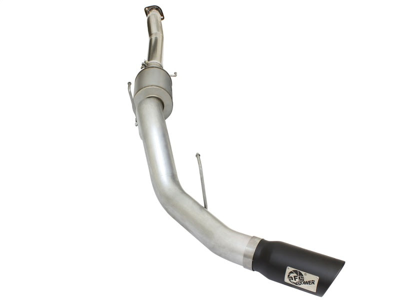 aFe Atlas Exhausts 4in Cat-Back Aluminized Steel Exhaust Sys 2015 Ford F-150 V6 3.5L (tt) Black Tip - eliteracefab.com