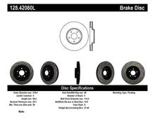 Load image into Gallery viewer, STOPTECH 08-09 INFINITI EX35 / 05-08 G35 / 09 G37 / 06-09 M35/M45 DRILLED LEFT FRONT ROTOR, 128.42080L - eliteracefab.com