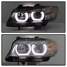 Load image into Gallery viewer, Spyder BMW E90 3-Series 06-08 4DR V2 Headlights - HID Only - Black PRO-YD-BMWE9005V2-HID-DRL-BK - eliteracefab.com