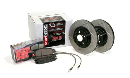 STOPTECH 02 SUBARU IMPREZA WRX REAR SLOTTED SPORT BRAKE KIT, 977.47000R - eliteracefab.com