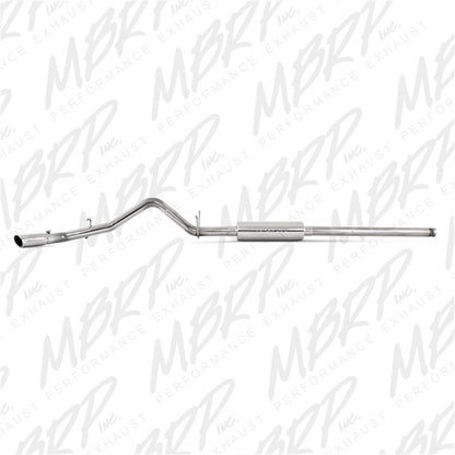 MBRP 14 Chevy/GMC 1500 Silverado/Sierra 4.3L V6/5.3L V8 Single Side Exit T409 3in Cat Back Exhaust - eliteracefab.com