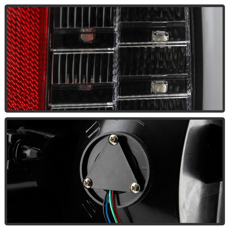 Spyder Dodge Ram 2013-2014 Light Bar LED Tail Lights - All Black ALT-YD-DRAM13V2-LED-BKV2 - eliteracefab.com