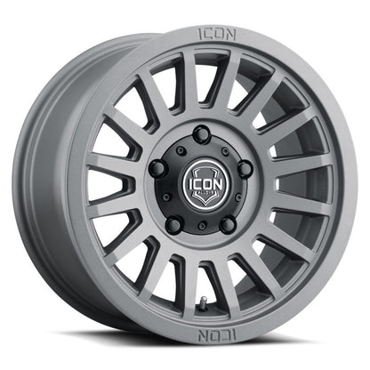 ICON Recon SLX 17x8.5 6x135 6mm Offset 5in BS 87.1mm Bore Charcoal Wheel ICON