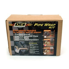 DEI Powersport Motorcycle Exhaust Wrap Kit - Tan Wrap w/Aluminum HT Silicone Coating