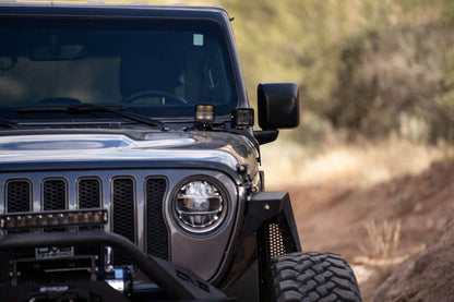 DV8 Offroad 18-25 Jeep Gladiator JT Cowl Light Bar Bracket LBJL-04