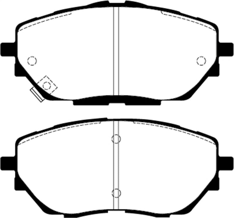YellowStuff Front Brake Pads - DP42368R EBC