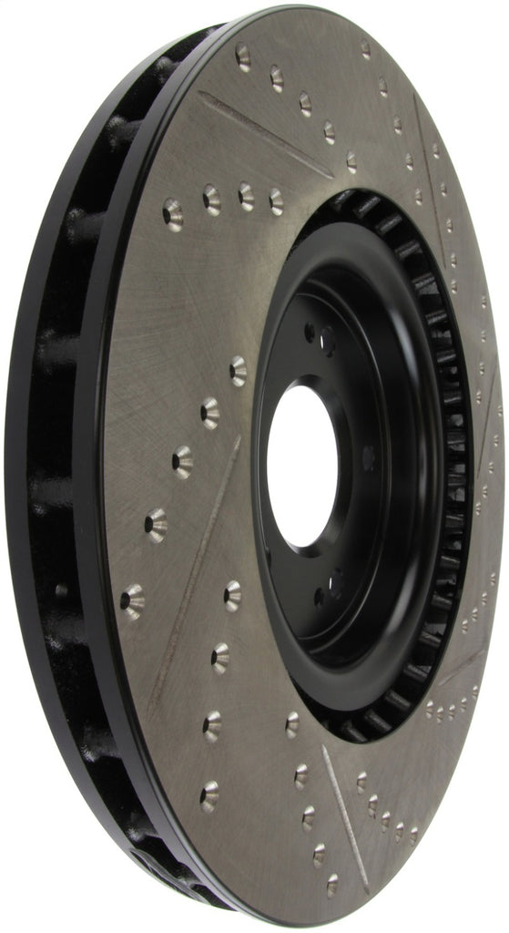 StopTech Slotted & Drilled Sport Brake Rotor - eliteracefab.com