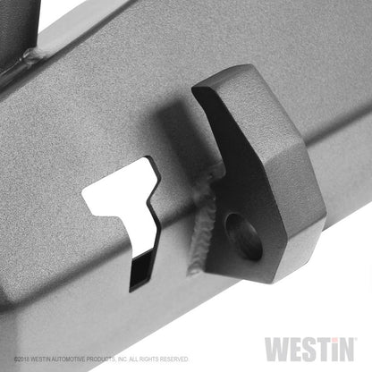 Westin 18-22 Jeep Wrangler JL / 20-22 Gladiator WJ2 Stubby Front Bumper w/Bull Bar - Tex. Blk Westin