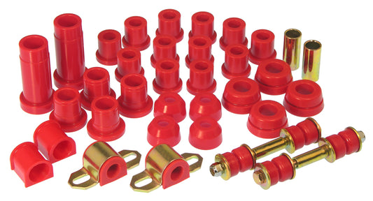 Prothane Total Vehicle Suspension Bushing Kit for 1979–1983 Toyota Pickup 2WD, Red – 18-2001