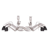 STAINLESS WORKS Legend Series Catback Exhaust System w/ Matte Black Tips Chevrolet Corvette C8 6.2L 2020-2021