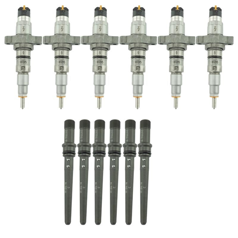 Industrial Injection 04.5-07 Dodge Cummins 5.9L Reman Stock Injector w/ Connecting Tubes - eliteracefab.com