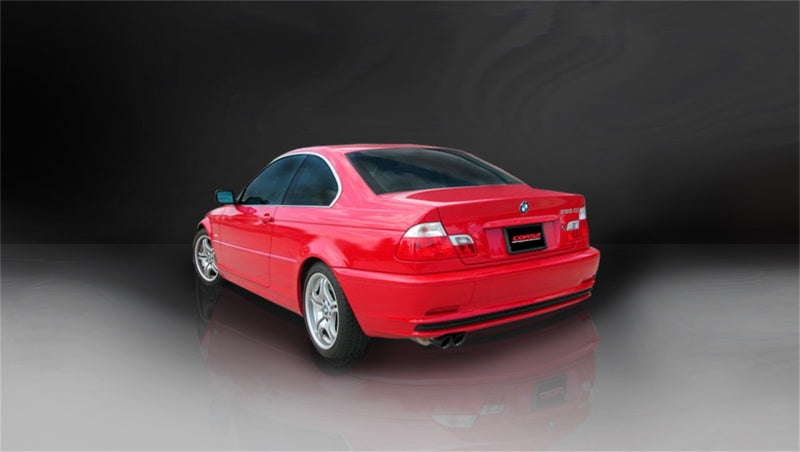Corsa 01-06 BMW 325i/ci Convertible E46 Black Sport Axle-Back Exhaust CORSA Performance
