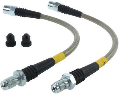 STOPTECH 92-94 AUDI S4/95 AUDI S6 REAR STAINLESS STEEL BRAKE LINE KIT, 950.33506 - eliteracefab.com