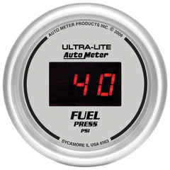 Autometer Ultra-Lite 52MM 5-100 PSI Digital Fuel Pressure Gauge