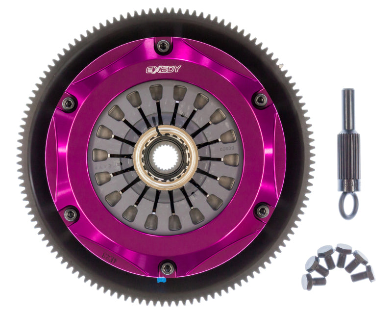 Exedy 1993-1995 Mazda RX-7 R2 Hyper Twin Cerametallic Clutch Sprung Center Disc Pull Type - eliteracefab.com