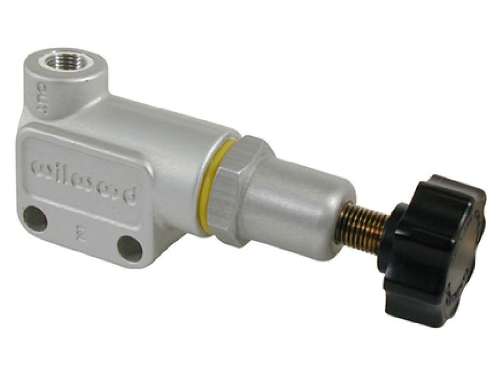 Wilwood Proportioning Valve - Knob Adjust M10x1 BBF Inlet & Outlet - eliteracefab.com