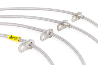 Goodridge 12-13 Honda Civic (Si Models) / 13 Acura ILX 2.4L Lrg Disc SS Brake Lines - eliteracefab.com