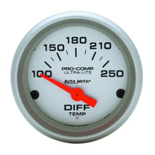 Load image into Gallery viewer, Autometer Ultra-Lite 52mm 100-250 Deg F Electronic Differential Temperature Gauge