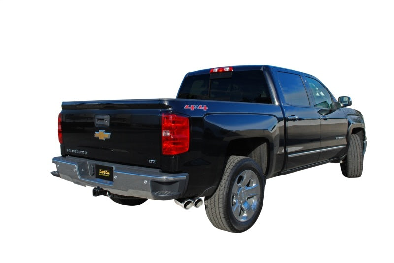 Gibson 14-18 Chevrolet Silverado 1500 LTZ 6.2L 3.5in/2.25in Cat-Back Dual Sport Exhaust - Aluminized Gibson