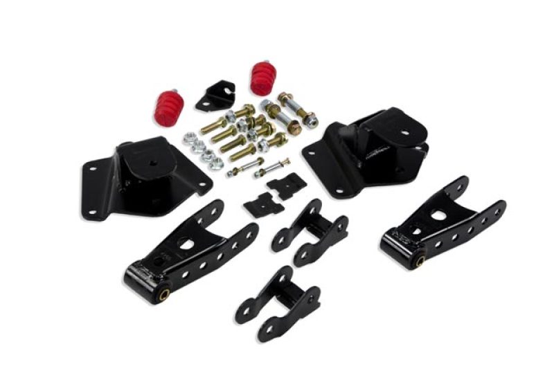 Belltech SHACKLE AND HANGER KIT 95-99 Tahoe/Yukon 4 door 4inch - eliteracefab.com