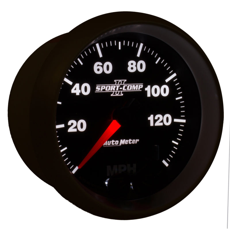 Autometer Sport-Comp II 3-3/8in 0-140MPH In-Dash Electronic GPS Programmable Speedometer 3680