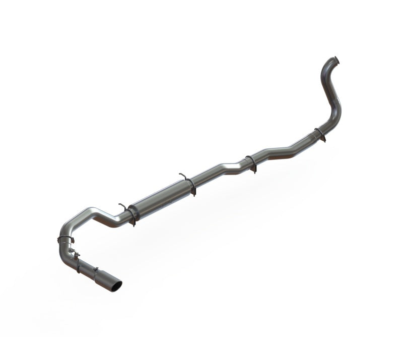 MBRP 89-93 Dodge 2500/3500 Cummins 2WD ONLY Turbo Back Single Side Exit Alum Exhaust System - eliteracefab.com