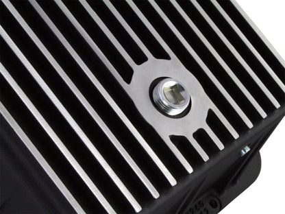 aFe Power Cover Trans Pan Machined Trans Pan GM Diesel Trucks 01-12 V8-6.6L Machined - eliteracefab.com