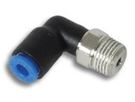 Load image into Gallery viewer, Vibrant 8 ORB to 1/8 NPT Aluminum Drain Valve - Black - eliteracefab.com