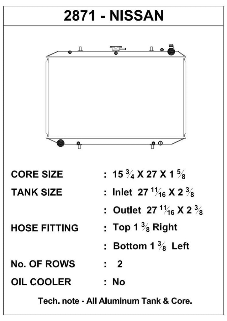 CSF 90-97 Nissan 300ZX Radiator - eliteracefab.com