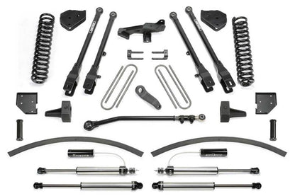 Fabtech 17-21 Ford F250/F350 4WD Diesel 8in 4Link Sys w/Coils & Dl Resi Shks - eliteracefab.com