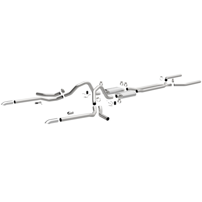 MagnaFlow 65-68 Chevy Impala All V8 Multiple Exit Options Crossmember-Back Perf Exhaust Magnaflow