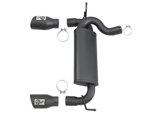 Load image into Gallery viewer, aFe Rebel Series 2.5in 409 SS Axle-Back Exhaust w/ Black Tips 2007+ Jeep Wrangler (JK) V6 3.6L/3.8L - eliteracefab.com