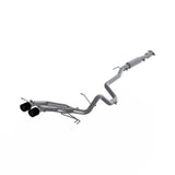 MBRP 13-18 Hyundai Veloster Turbo Dual Exit T409 2 1/2in Cat Back w/ Carbon Fiber Tips S47034CF