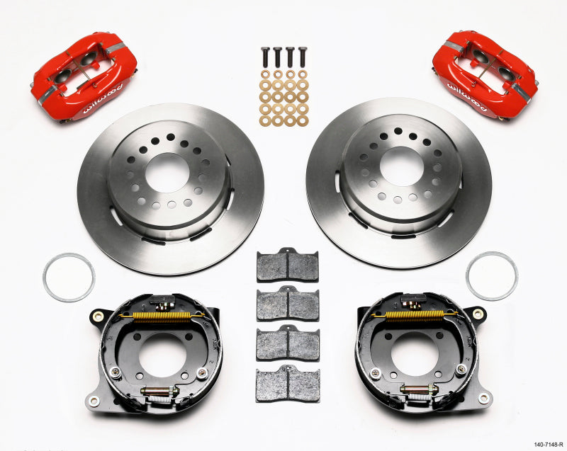 Wilwood Forged Dynalite P/S Park Brake Kit Red 93-97 Camaro/Firebird Wilwood