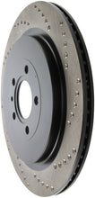 Load image into Gallery viewer, StopTech Premium High Carbon 13-14 Ford Mustang/Shelby GT500 Left Rear Disc Drilled Brake Rotor - eliteracefab.com