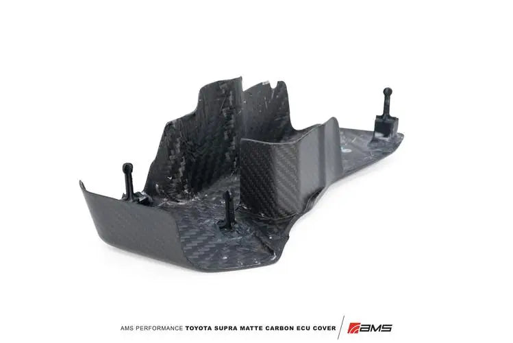 AMS Performance Carbon Fiber Engine Management Cover | 2020-2021 Toyota Supra 3.0L - eliteracefab.com