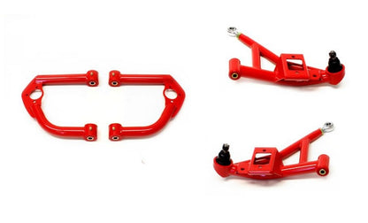 BMR A-ARM KIT UPPER & LOWER NON-ADJ/ADJ RED (93-02 F-BODY) - eliteracefab.com