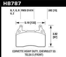 Load image into Gallery viewer, Hawk 15 Chevy Corvette / 16-17 Chevy Camaro / 16-17 Cadillac CTS HP+ Front Brake Pads - eliteracefab.com