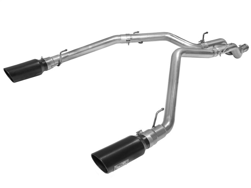 aFe MACHForce XP DPF-Back Exhaust 3in SS w/ 5in Black Tips 2014 Dodge Ram 1500 V6 3.0L EcoDiesel aFe