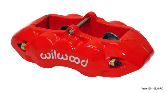Wilwood Caliper-D8-4 Rear Red 1.38in Pistons 1.25in Disc Wilwood