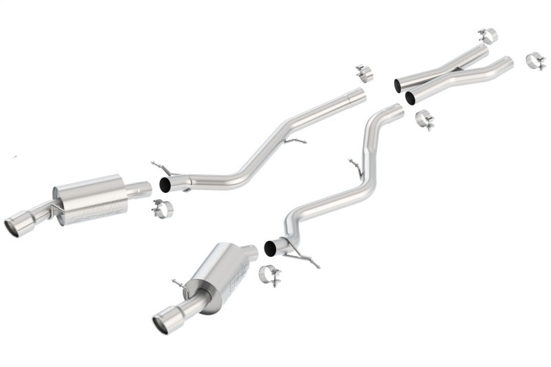 Borla 07-08 BMW 335i coupe/sedan aggressive catback exhaust system - eliteracefab.com