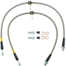 Load image into Gallery viewer, STOPTECH 02-12 TOYOTA CAMRY COUPE/SEDAN / 04-08 SOLARA REAR STAINLESS STEEL BRAKE LINES, 950.44511 - eliteracefab.com