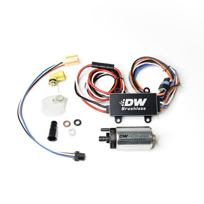 DeatschWerks DW440 440lph Brushless Fuel Pump Single/Dual Controller w/ Install Kit 08-14 Subaru WRX - eliteracefab.com