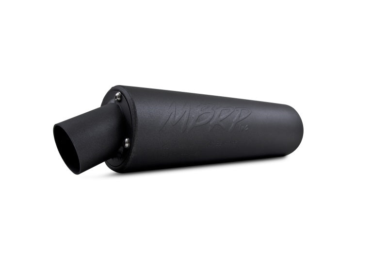 MBRP Universal Utility Muffler - Black - eliteracefab.com