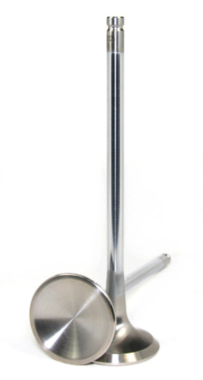 GSC P-D 4B11T Chrome Polished Super Alloy Exhaust Valve - 29mm Head (STD) - SET 8 - eliteracefab.com