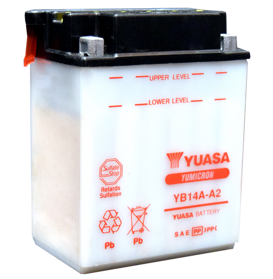 Yuasa YB14A-A2 Yumicron CX 12 Volt Battery Yuasa Battery