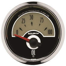 Load image into Gallery viewer, Autometer Cruiser Electric Oil Pressure 2 1/16in 100 PSI Gauge