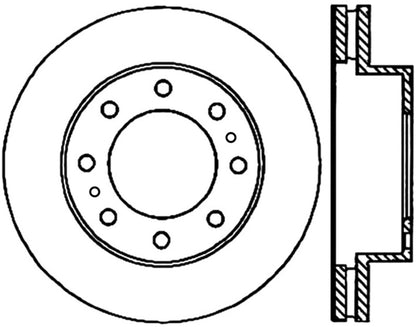 StopTech 01-09 Chevrolet Silverado 2500HD 3500 Front Left Slotted & Drilled Cryo Rotor Stoptech