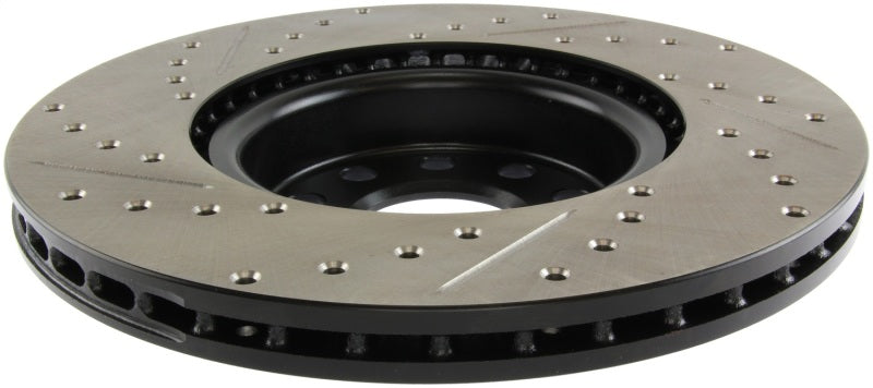 StopTech Slotted & Drilled Sport Brake Rotor - eliteracefab.com