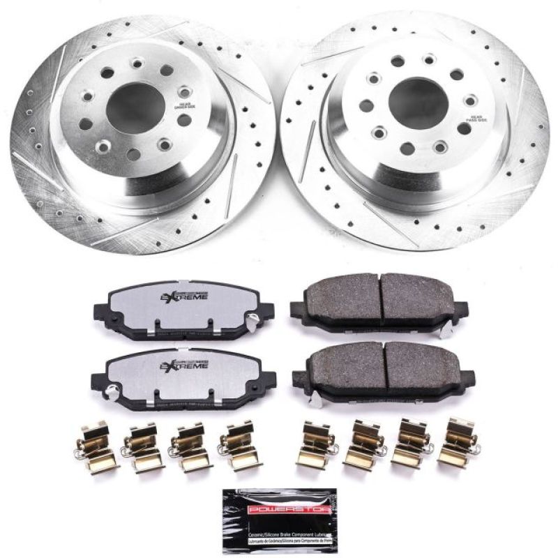 Power Stop 18-19 Jeep Wrangler Rear Z36 Truck & Tow Brake Kit - eliteracefab.com